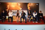Amitabh Bachchan, Dhanush, Akshara Haasan, R Balki, Gauri Shinde at Shamitabh trailor launch in Mumbai on 6th Jan 2015